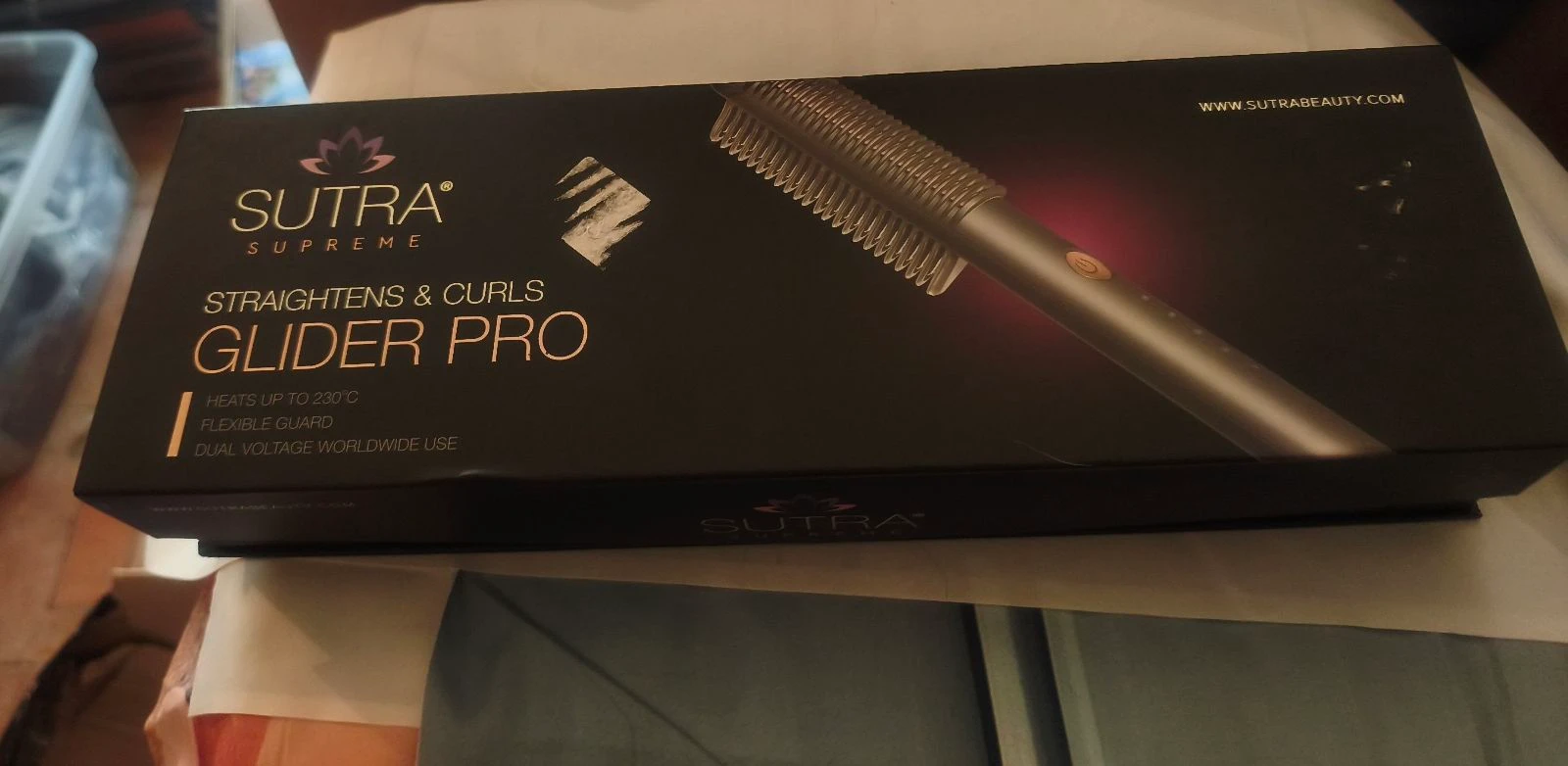 Sutra Supreme Glider Pro smoothing and curling brush - new new neuf hair straightener brosse lissante – photo 5
